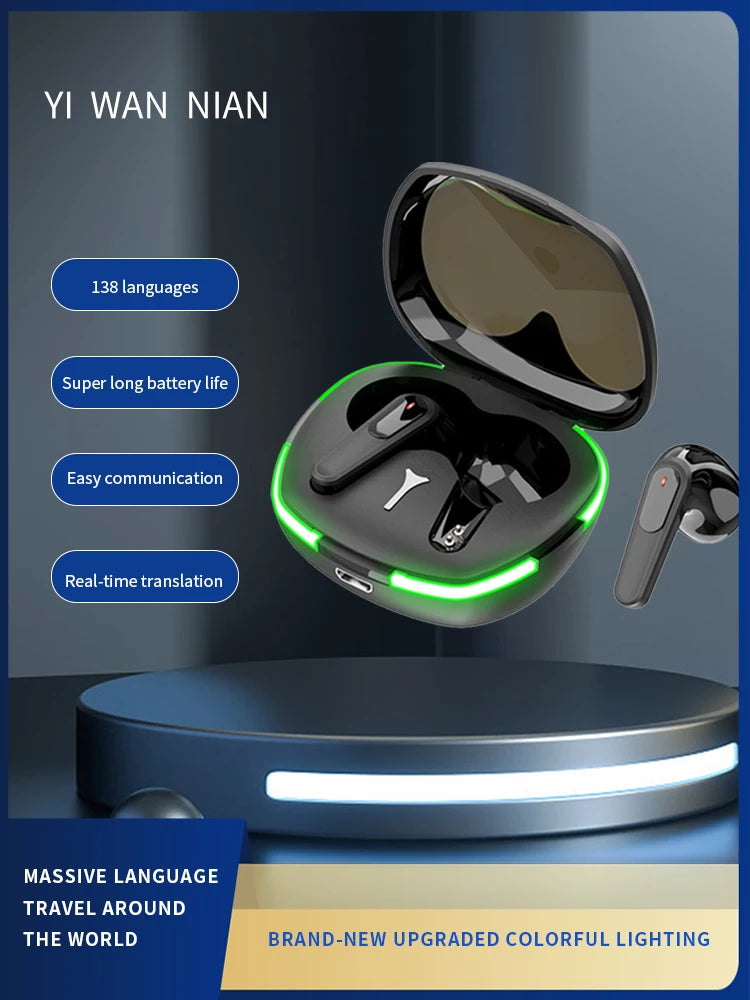 New Wireless translation earbuds multi-language overseas travel