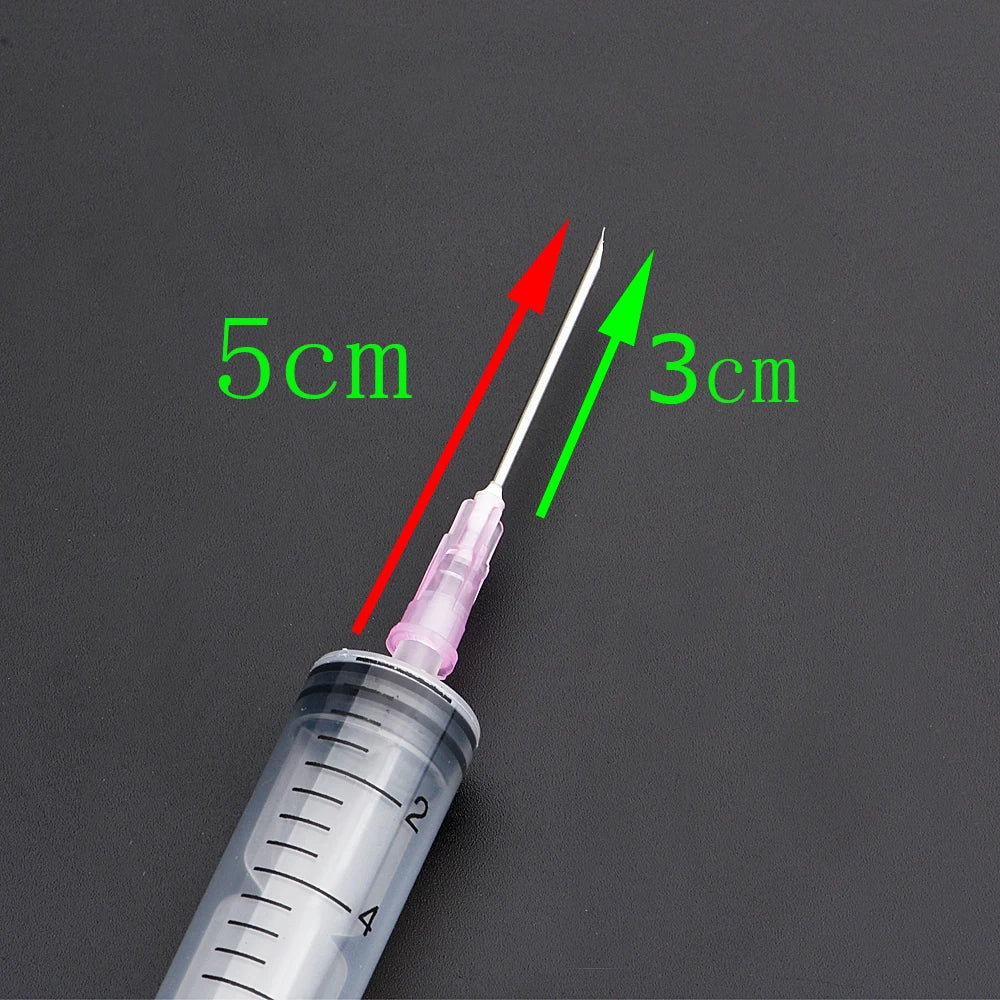 5PCS Ink Refill 10ml Syringe With Needle For EPSON Canon HP Brother