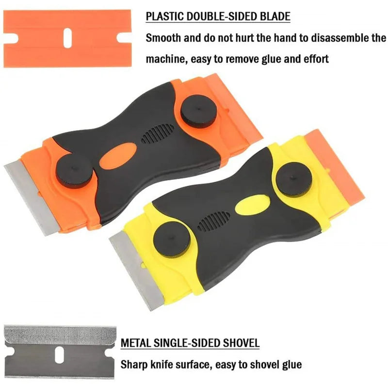 22Set of Plastic Scraper Automobile Sticker Remover Scraper Glass Hob
