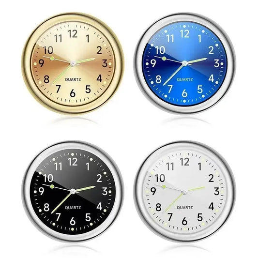 Luminous Car Clock Automobiles Internal Stick-On Watch Mechanics