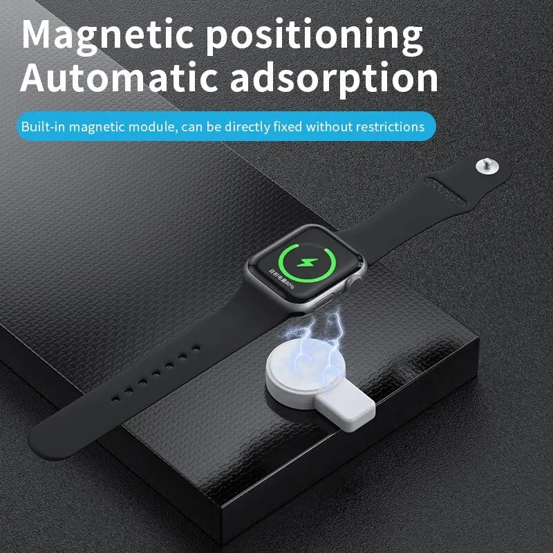 Fast Magnetic Watch Wireless Charger For Apple Watch 9 8 7 6 5 4 3 SE