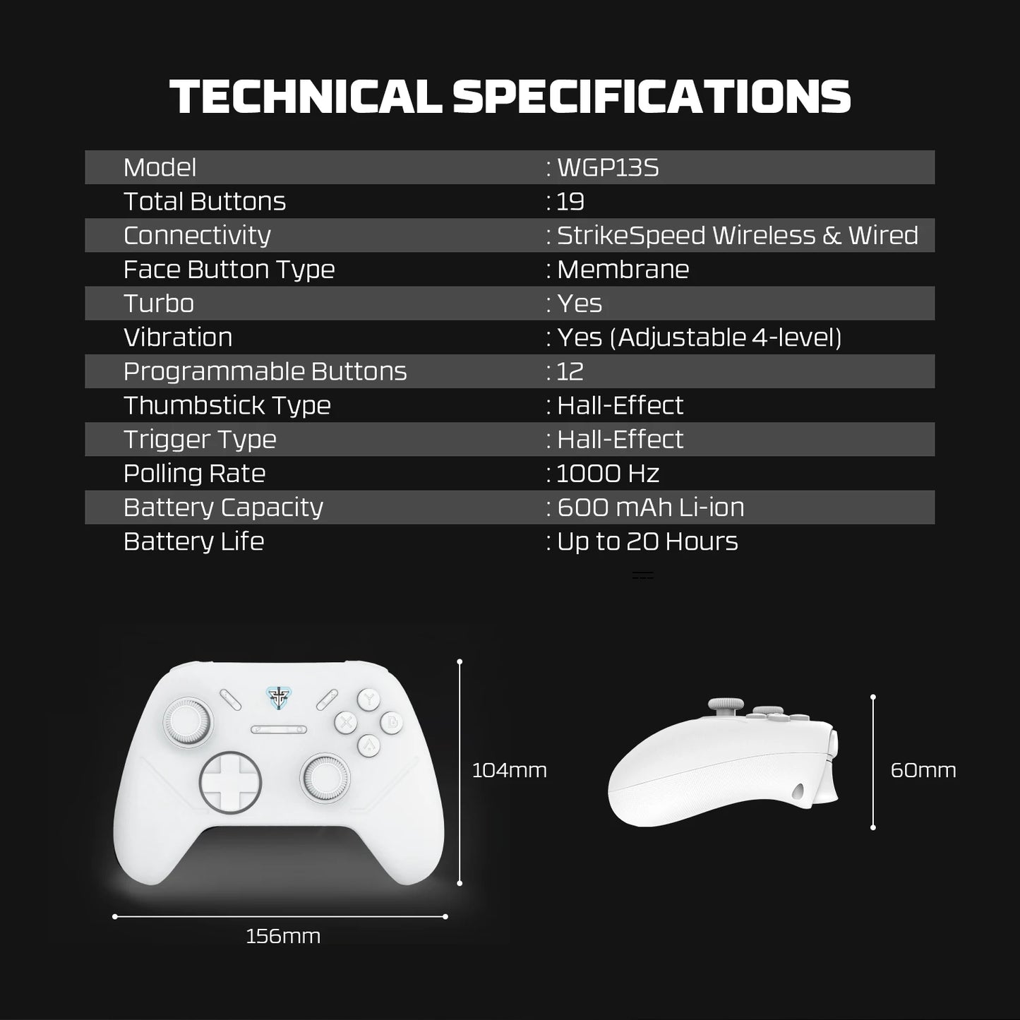 FANTECH SHOOTER III WGP13S Gamepad Wireless Gaming Controller