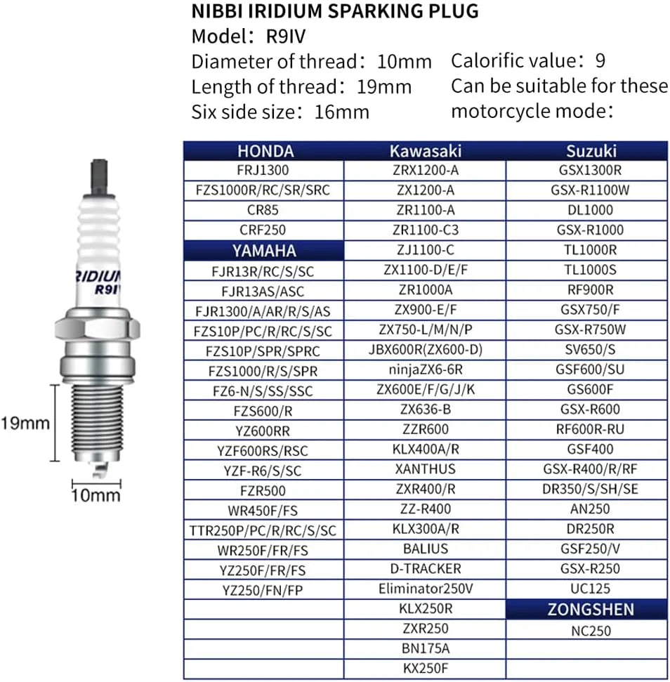 NIBBI CDI Box Ignition Coil CDI Racing for ZhongShen NC250 NC300