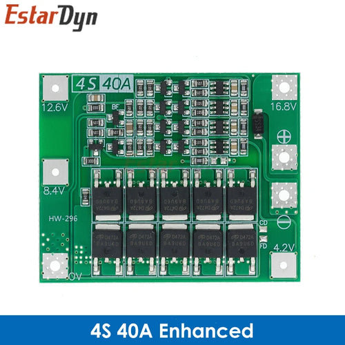 2S 3S 4S 5S Li-ion Lithium Battery 18650 Charger BMS 20A 25A 30A 40A