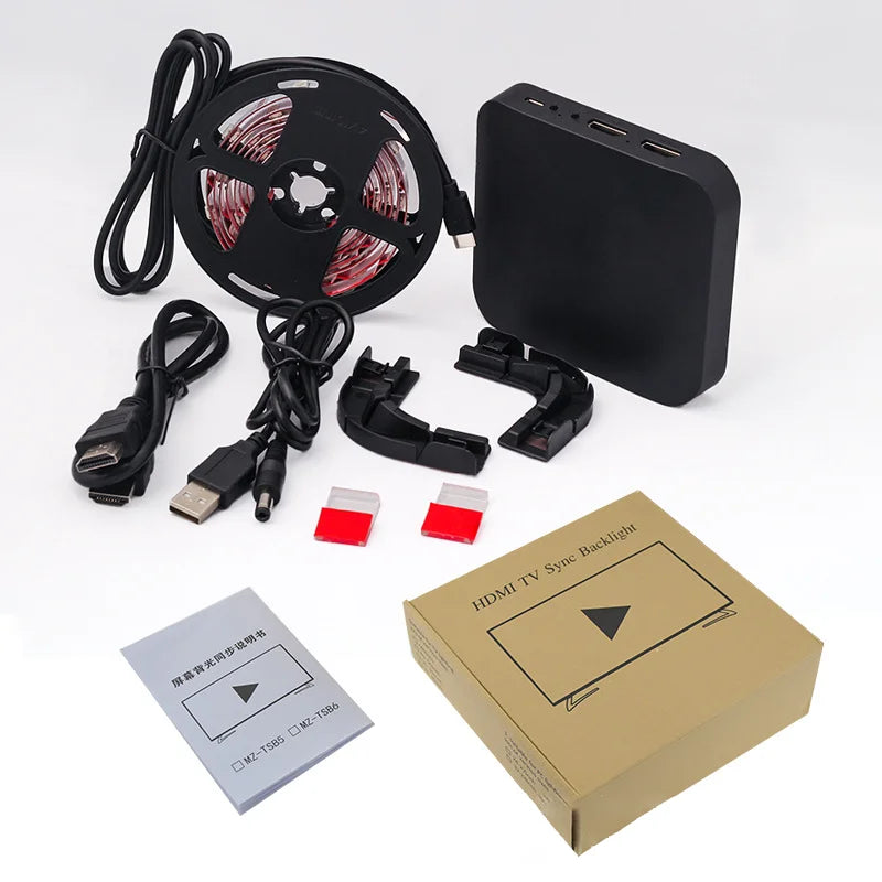 Smart Ambient TV Led Backlight 4K 1.4 2.0 HDMI Device Sync Box And