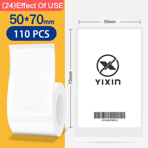 Niimbot 1Roll B1 White Sticker Waterproof Paper Adhesive Label White