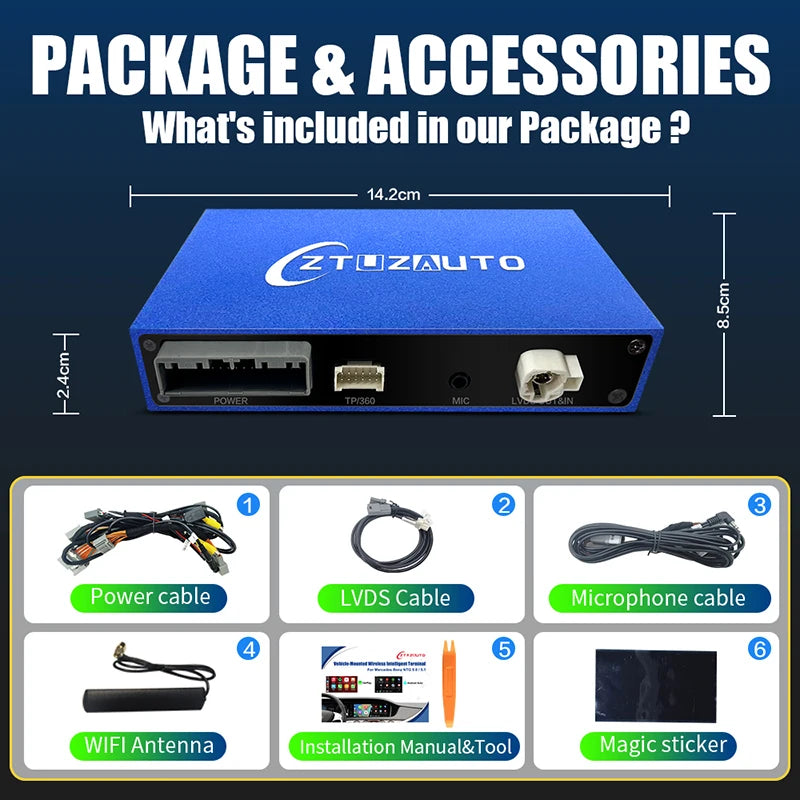 Car Ai Box Wireless Apple Carplay Android Auto For Acura YD3 MDX RDX