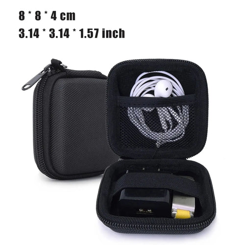 Portable Earphone Storage Bag Data Cable Organizer Bag Multifunctional