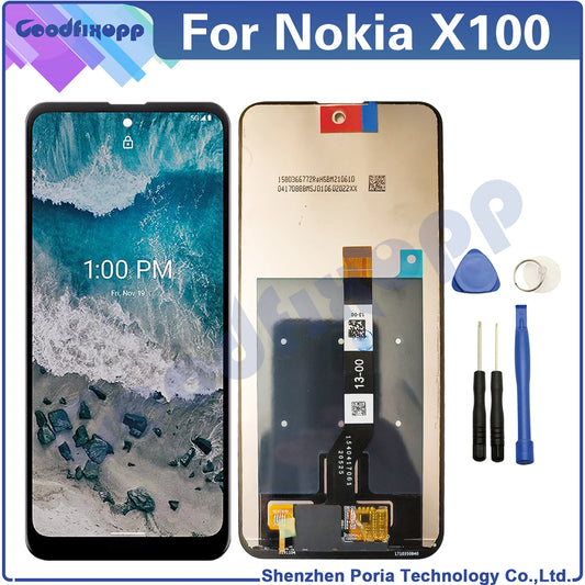 6.67" inch Screen For Nokia X100 LCD Display Touch Screen Digitizer