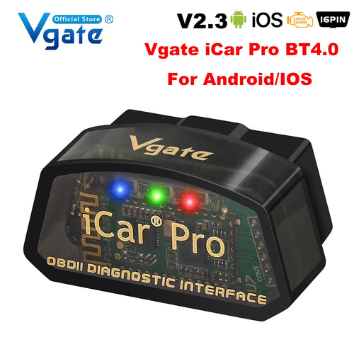 Vgate iCar Pro elm327 V2.3 OBD 2 OBD2 Car diagnostic Tools WIFI