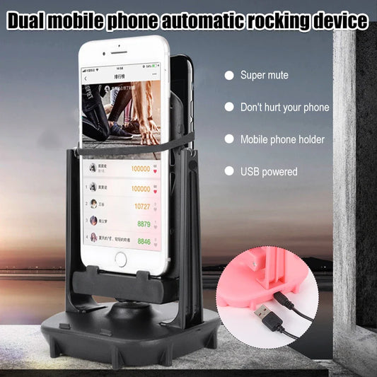 Automatic Swing Shake Phone Wiggler Device Record Step Artifact Motion