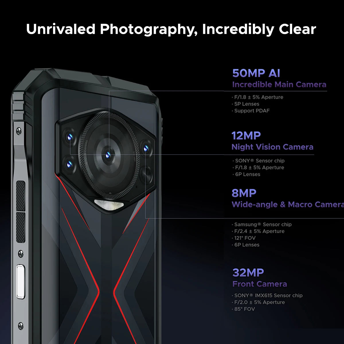 [World Premiere] DOOGEE S118 Rugged Smartphone 20GB(8+12GB Extended)