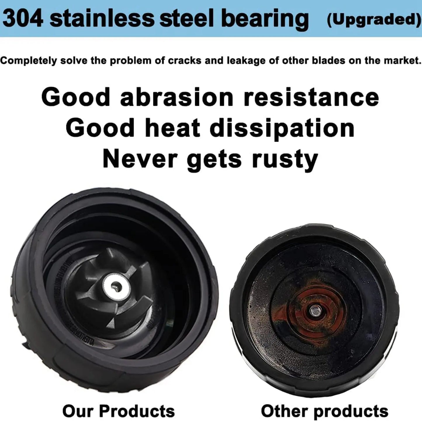 5 Fins Blender Blade for Ninja Blender QB3000, QB3000SSW-30,