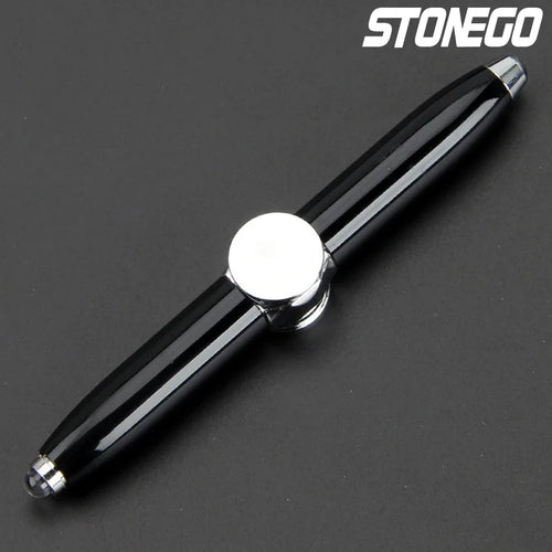 STONEGO Relieve Stress Spinner Pen Gyroscope Decompression Light Ball