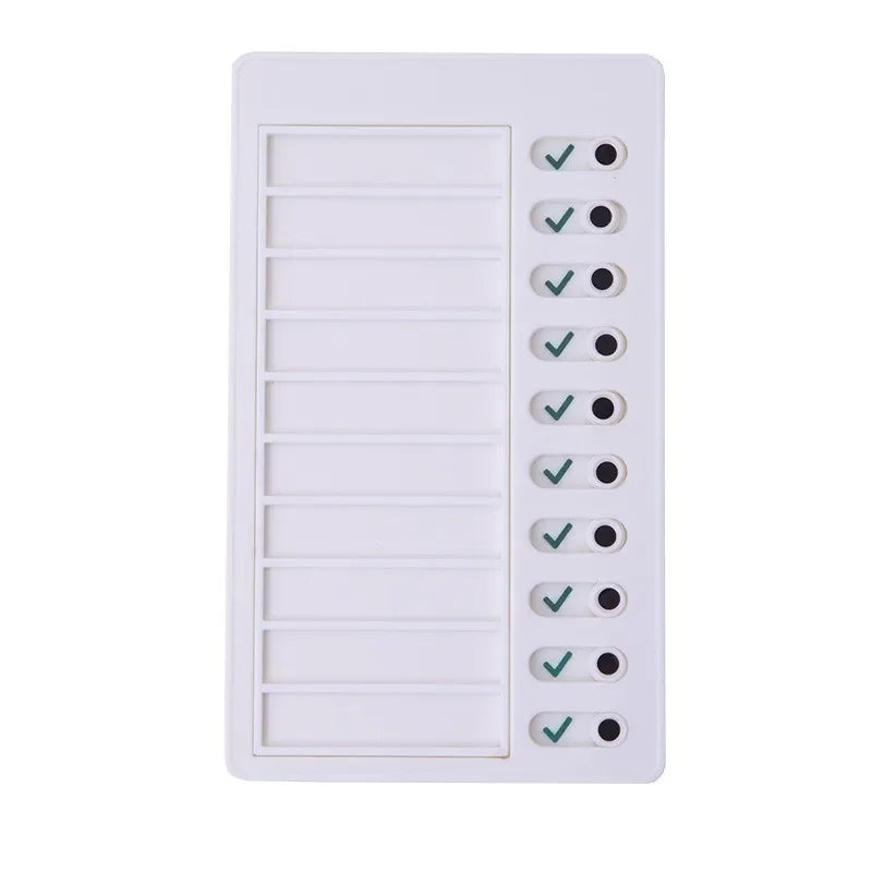 Bview Art 10 Blank Sheets of Paper To Do List Board Memo List Board