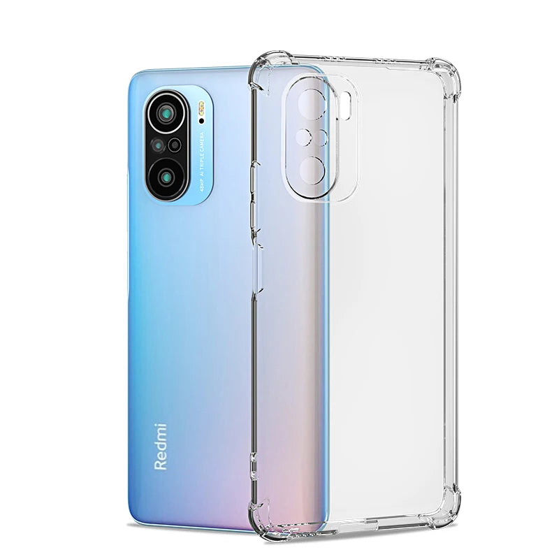 Airbag Shockproof Silicone Case For Xiaomi Redmi Note 10 10S 7 8 9 9S