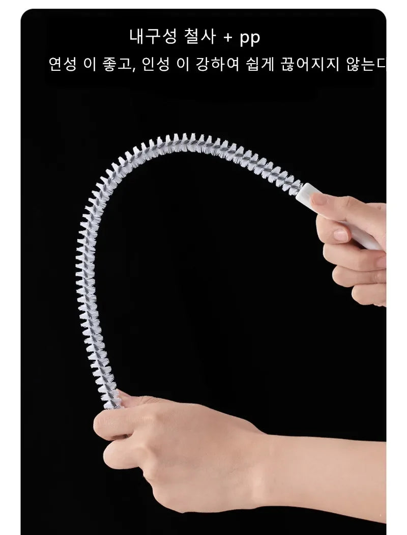 Pipe Dredging Brush Bathroom Hair Sewer Sink Cleaning Brush Drain