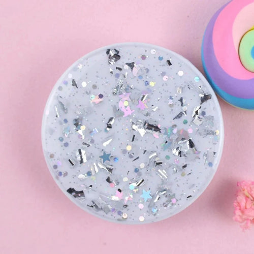 Round Glitter Phone Holder Ring Holder Universal Mobile Phone Finger