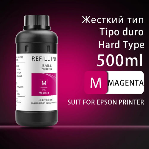 500ML LED UV Ink For Epson L800 L805 L1800 R290 R330 1390 1400 1410