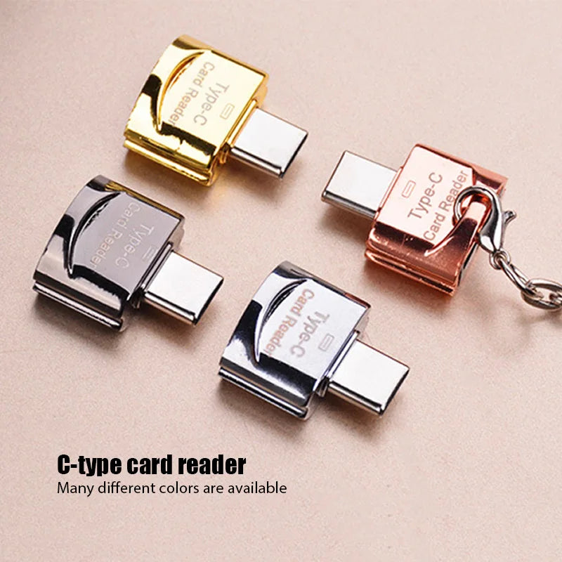 New USB 3.1 Type C To Micro-SD TF Adapter Cardreader High Speed Card