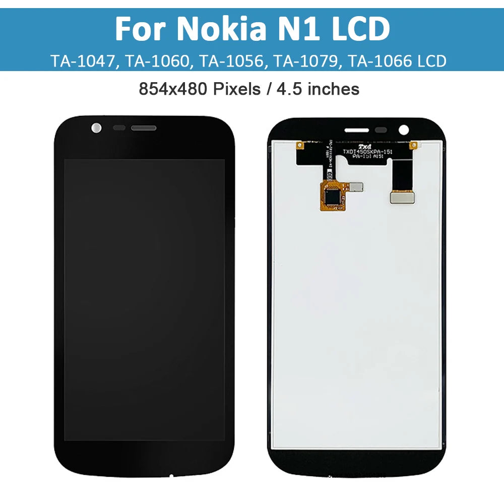 Original LCD For Nokia 1 LCD Display and Touch Screen Digitizer