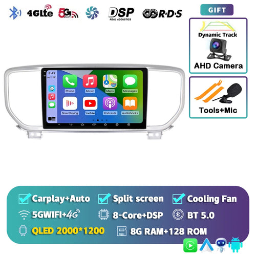 Android 14 Car Multimedia Radio For KIA Sportage 4 2016 2017 2018 2019