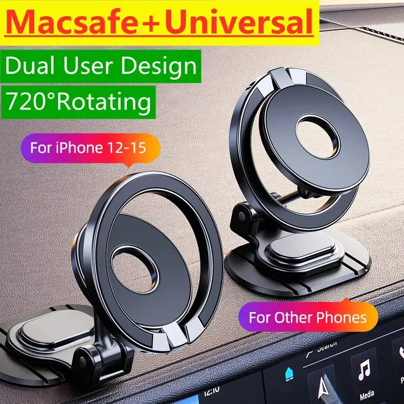 Magnetic Car Phone Holder Stand Magnet Car Mount GPS Mobile Support In