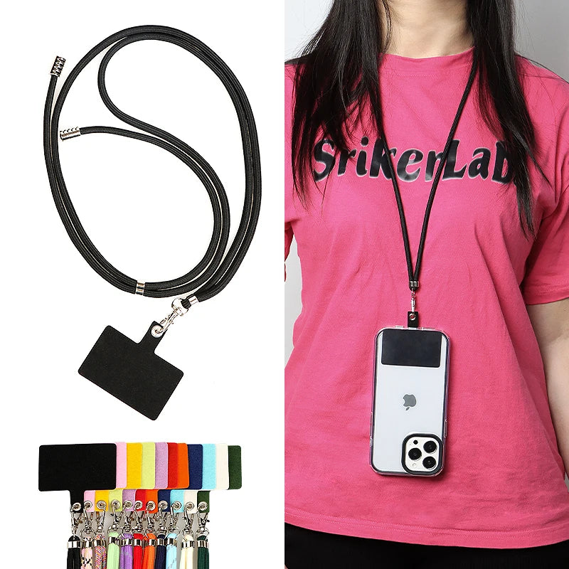 Adjustable Sling with Phone Velvet Pad for Case Soft Phone Accessory