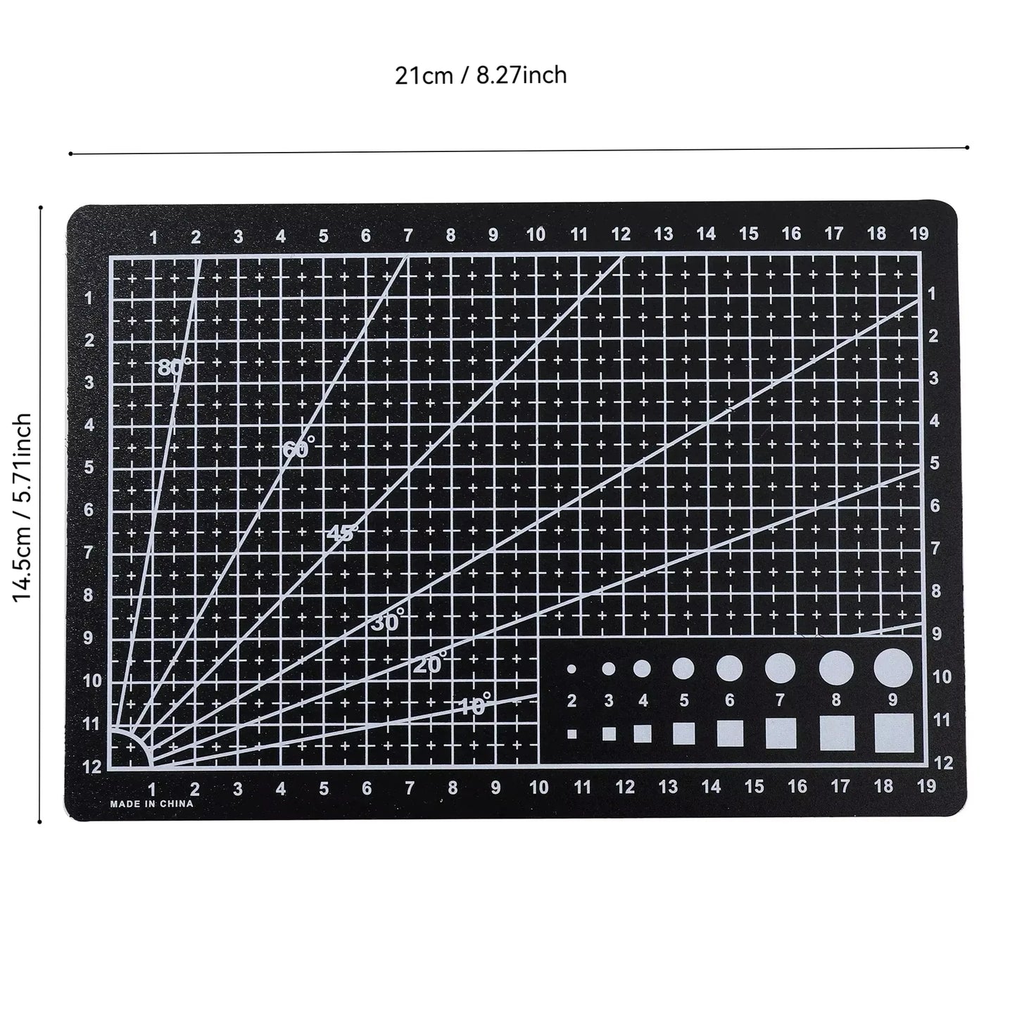 1pcs A5 PP Cutting Mat Cutting Board Workbench Patchwork Sewing Manual