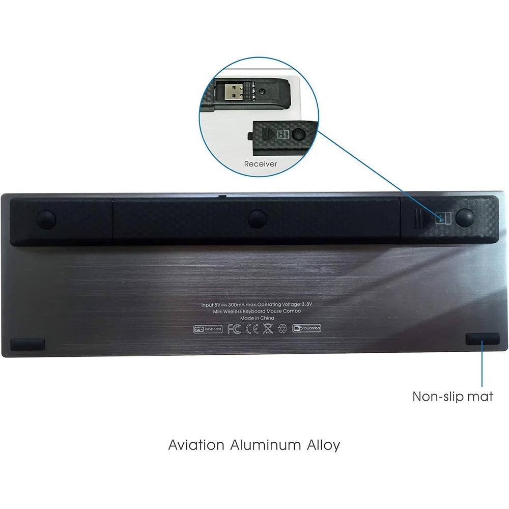 Russian Spanish English French Keyboard Wireless Rii K12+/i12+ Mini