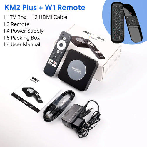 MECOOL  Android TV Box KM2 Plus 4K Amlogic S905X4 2G DDR4 Ethernet