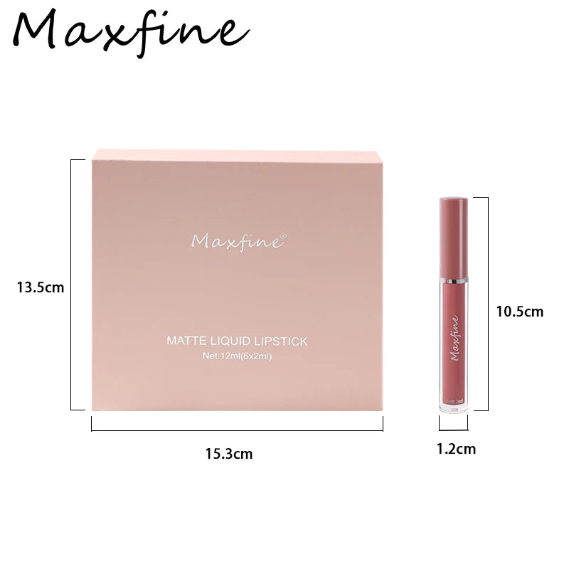 6-color Lip Gloss Liquid Lip Gloss Cosmetic Liquid Lipstick