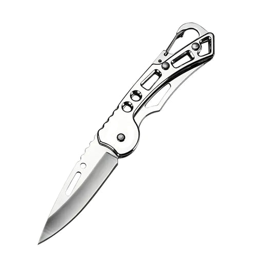 Folding Fruit Knife, Stainless Steel Outdoor Knife with Non-slip