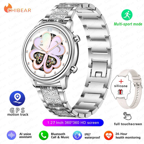 2024 New Bluetooth Call Smart Watch Women 360*360 HD Display Heart