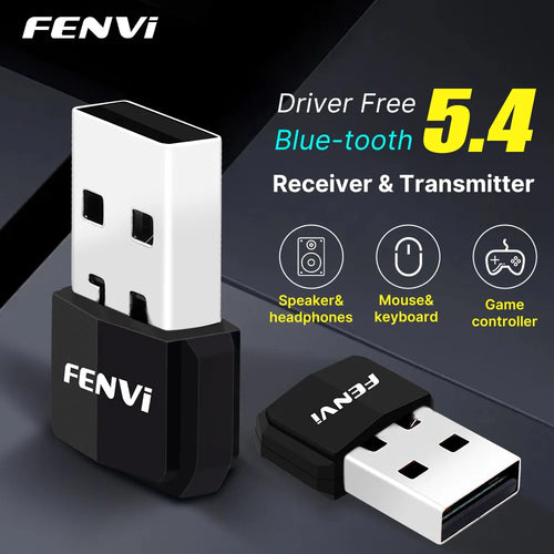 FENVI USB Bluetooth 5.4 Adapter Transmitter Receiver Bluetooth 5.3