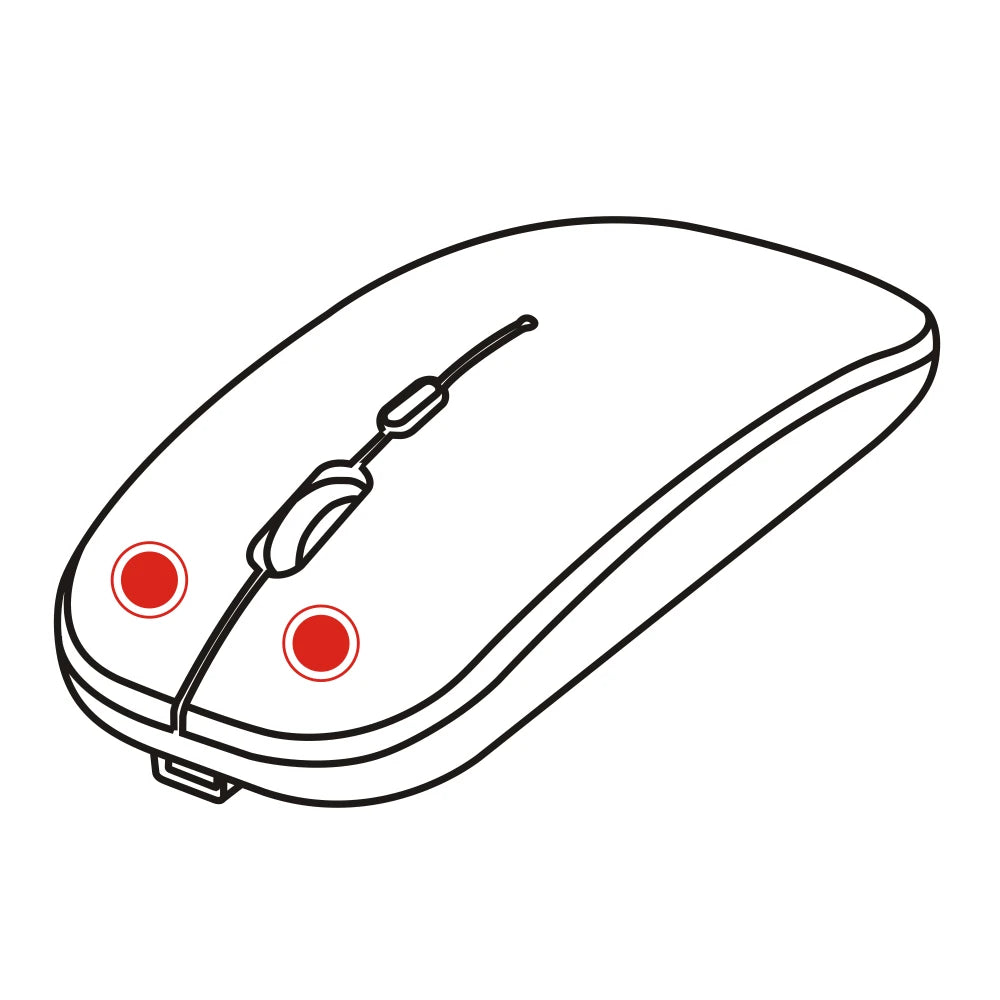 New Gaming Mouse Wireless Bluetooth Dual Mode Silent Rechargeable SB