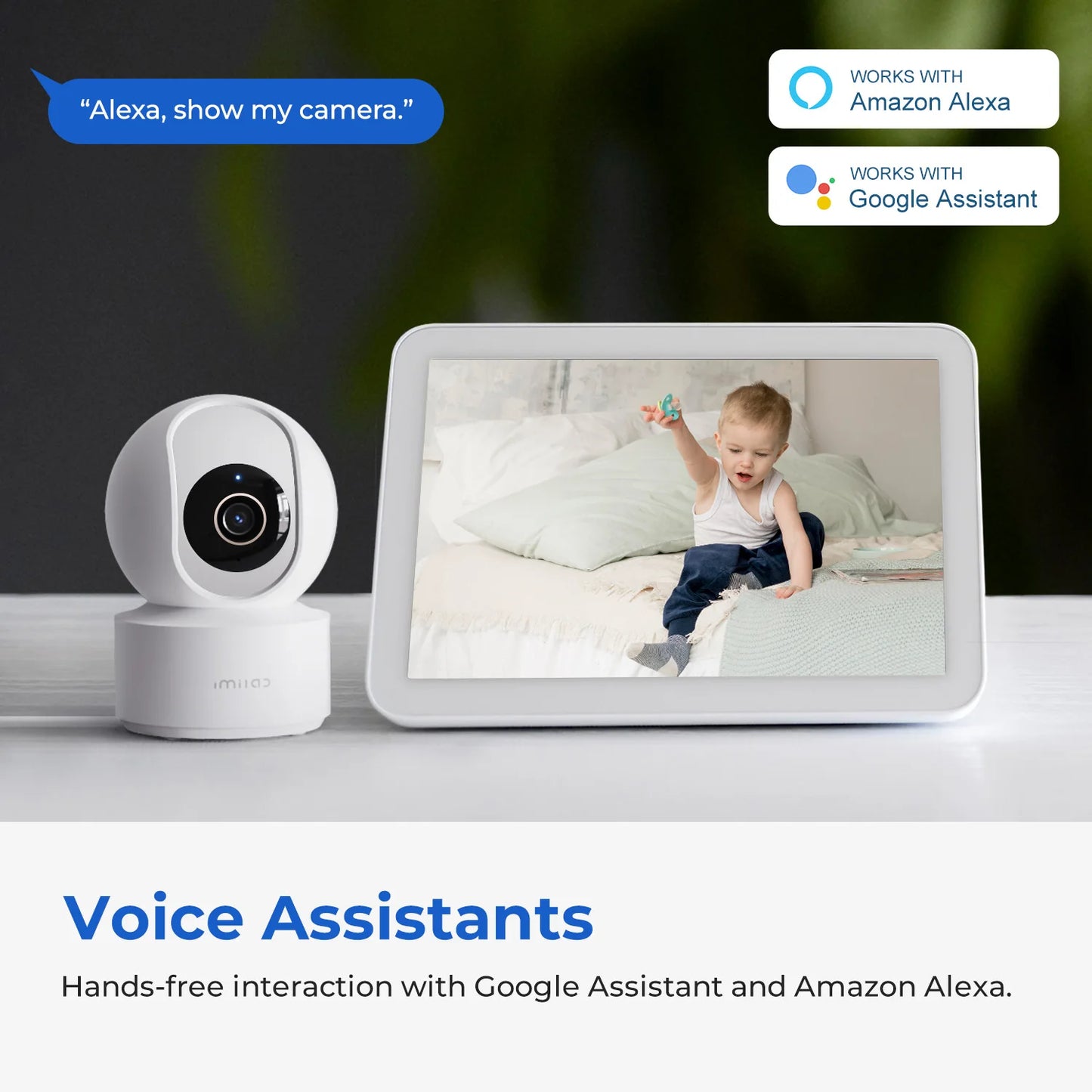 IMILAB C22 3K Security Indoor Camera - 360° View Home Camera with