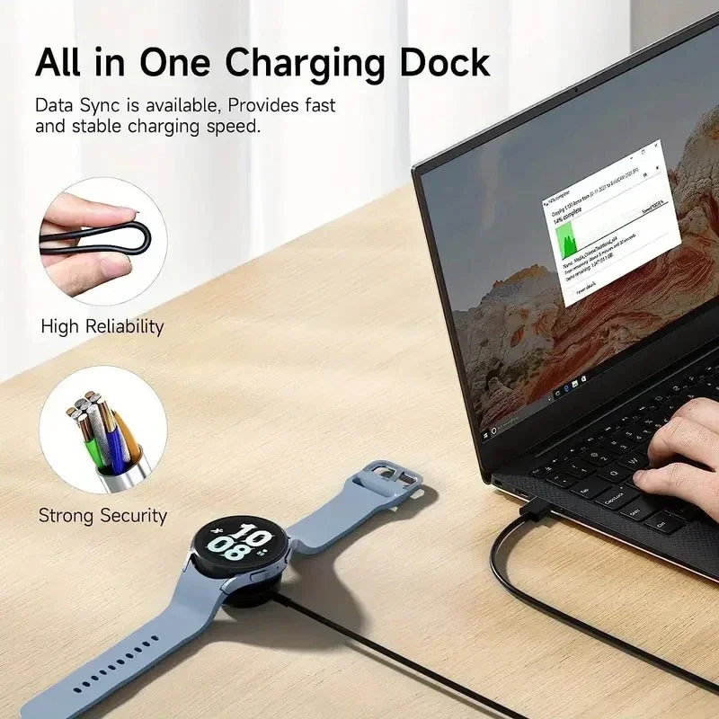 Magnetic Watch Wireless Charger For Samsung Galaxy Watch
