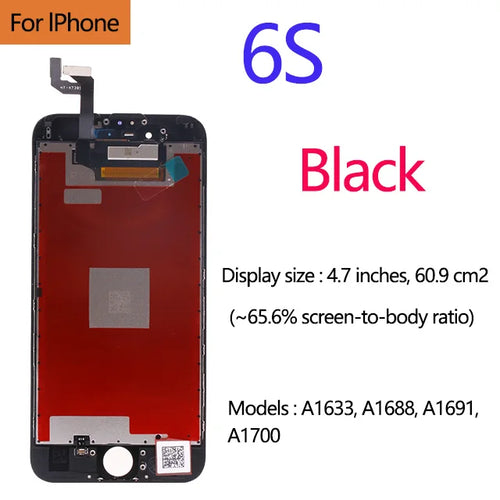 AAA+++ Quality For iPhone 5 5s 5c 6 7 LCD Display Touch Screen For 6s