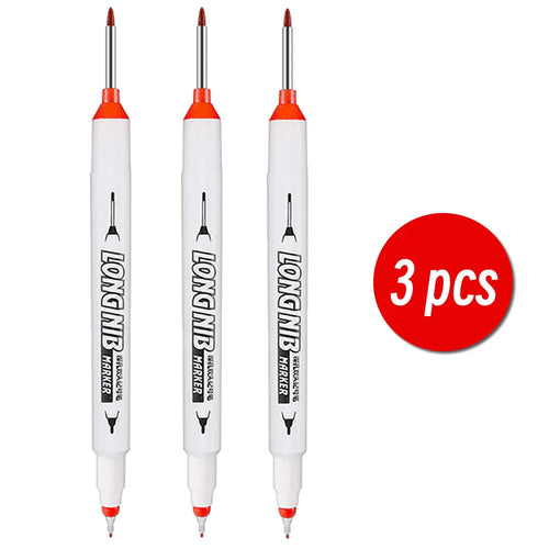 20mm Double-Tip Deep Hole Long Head Nib Markers For Metal Pen