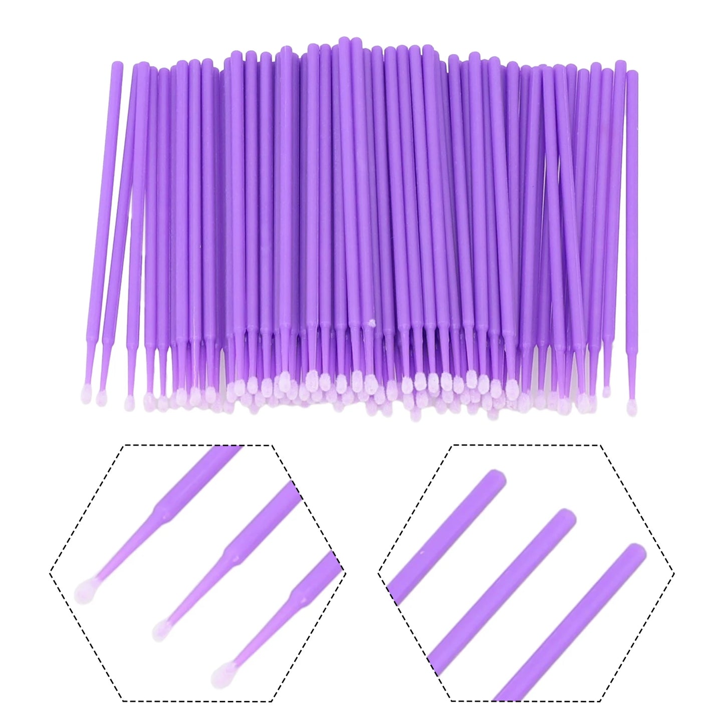 100pcs Paint Brushes Paint Touch-up Dentistry Pen Car Applicator Stick