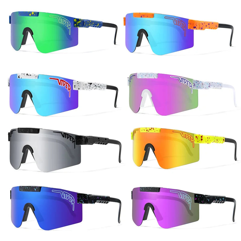 Men Women Pit Viper Cycling Glasses UV400 Sunglasses Adults Outdoor