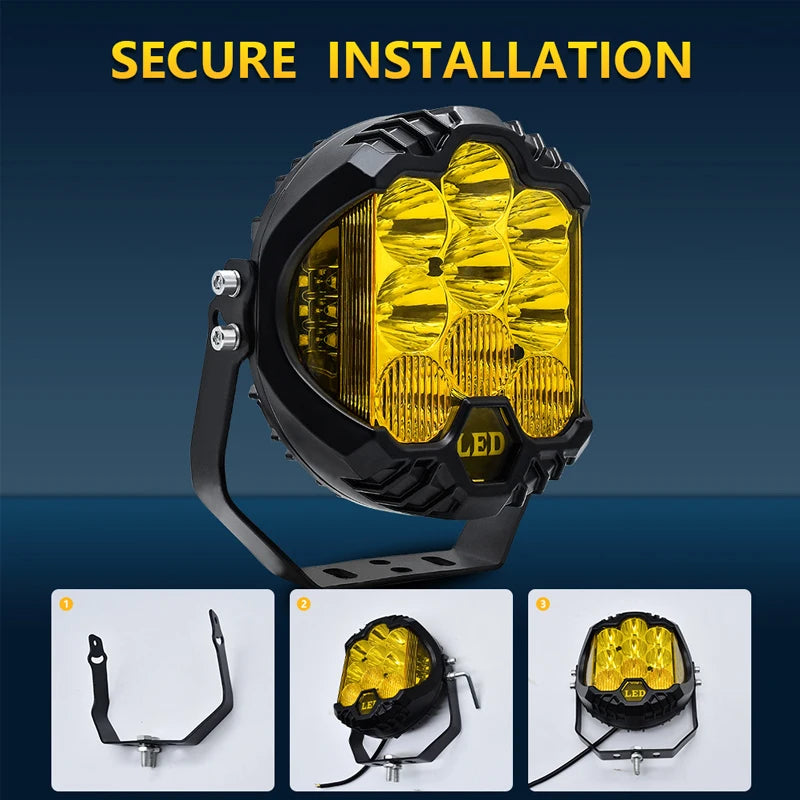 Automobile LED Sport Work Lamps for Lada Offroad 4X4 vehicle Auxiliary