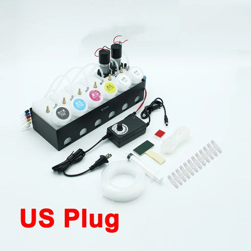 250ML DTF CISS Ink System Convert DIY Kit Dual White Ink Tank Shake