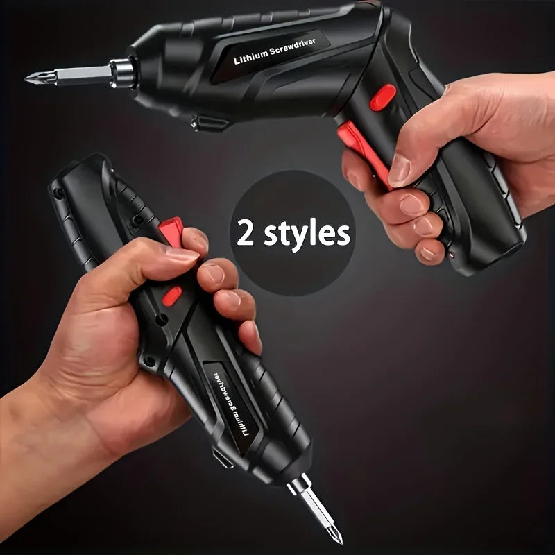 47pcs Electric Screwdriver Cordless Electric Kit Household Small