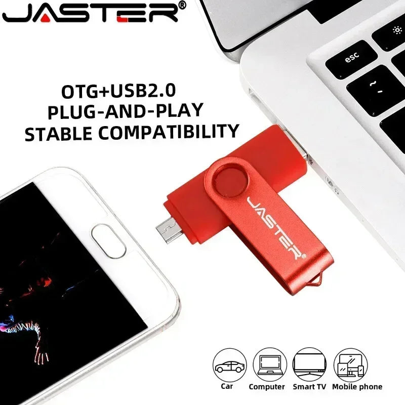 JASTER TYPE-C High Speed USB Flash Drive OTG Pen Drive 256GB 128GB