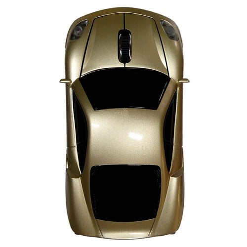 Racing Car Shaped Mouse USB Optical Wireless Mouse 1600DPI Mini 3D