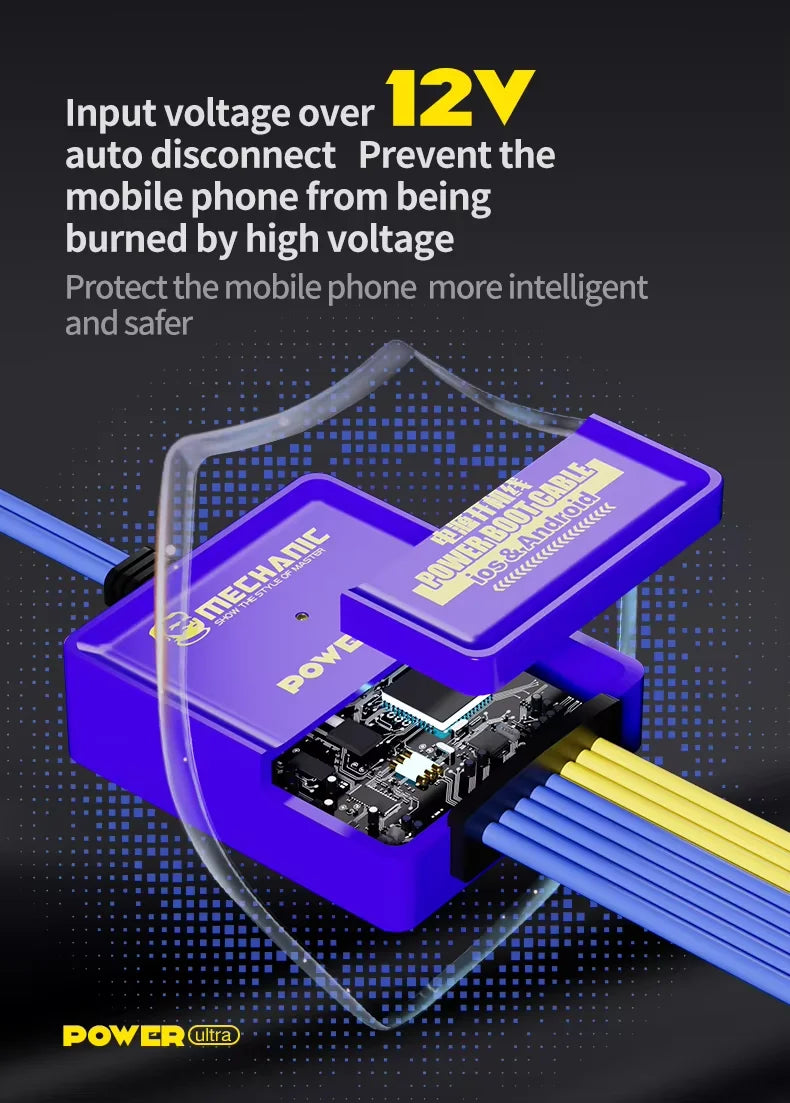 MECHANIC Android Power Supply Test Cable Mobile Boot Line For iPhone