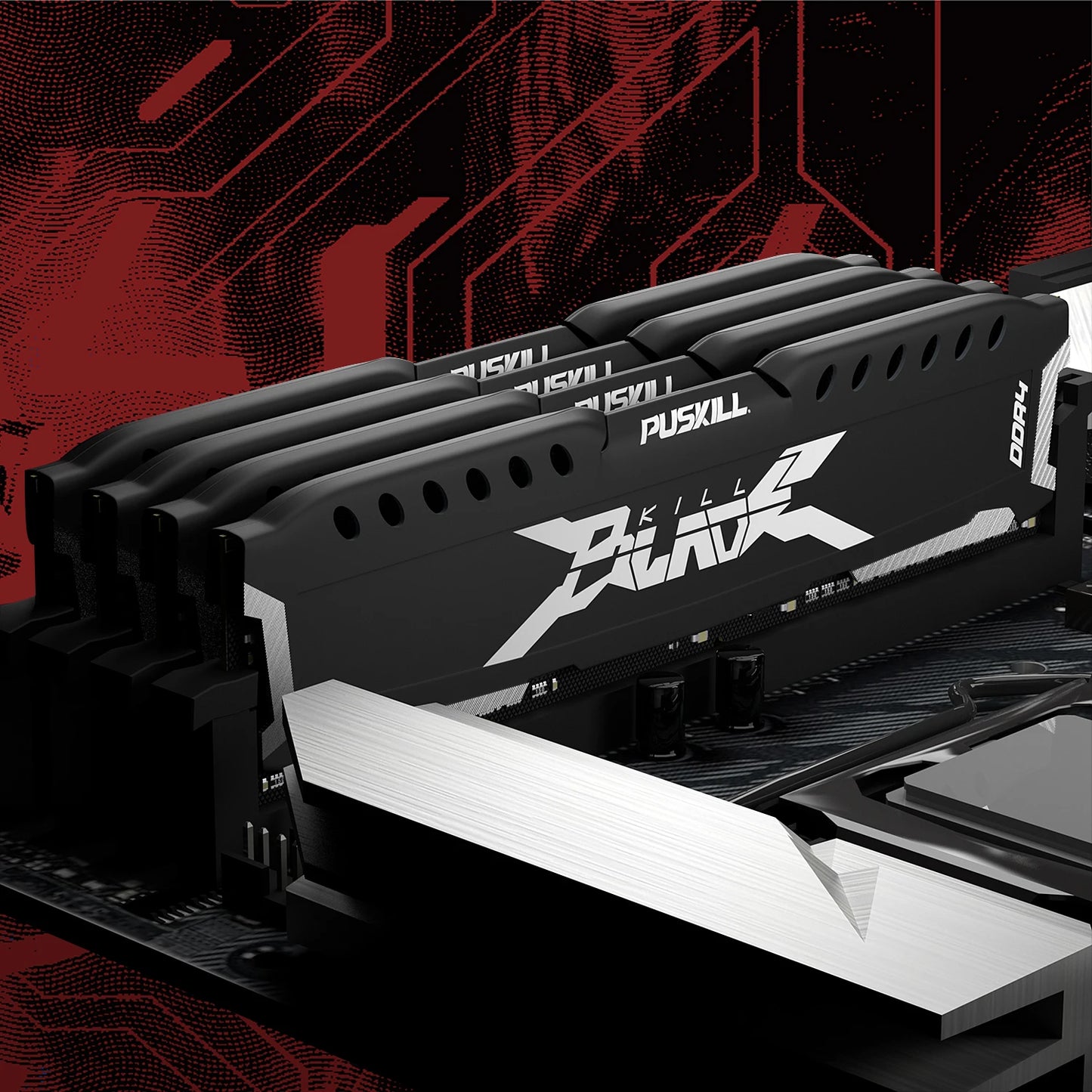 PUSKILL Memória RAM DDR4 16GB 8GB 1.2V 3200MHz 2666MHz Desktop