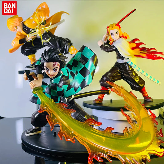 Hot Demon Slayer Anime Figure Tanjirou Agatsuma Zenitsu Kyoujurou